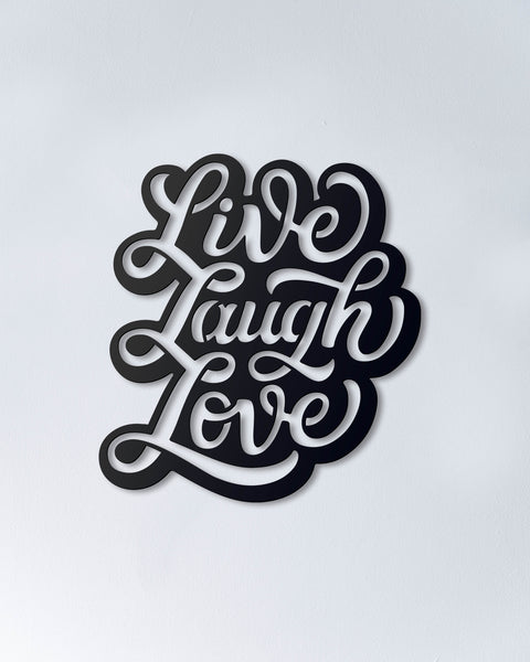 LIVE, LAUGH, LOVE - Wall Art